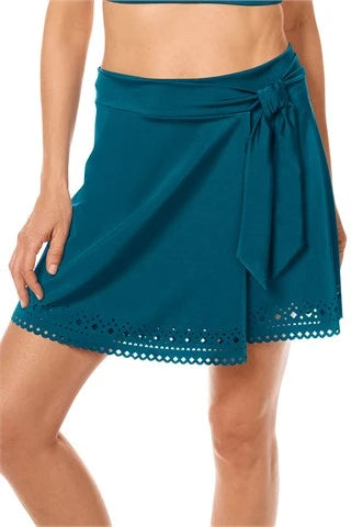Crete Wrap Skirt - jade #71686