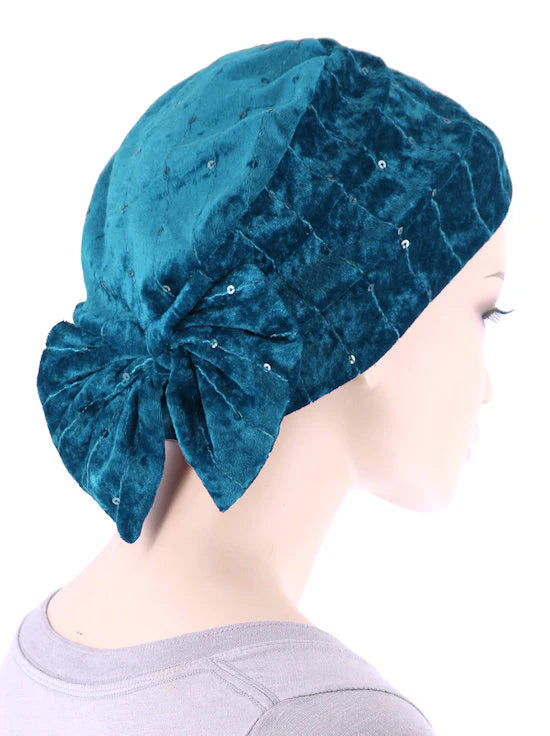 Winter Cloche Bow Hat -Turban Plus