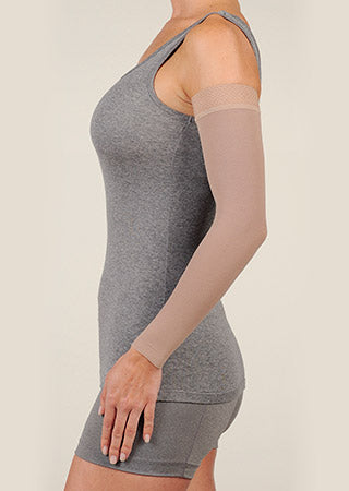 Juzo Soft Arm Sleeve 15-20mmHg with Silicone Band Beige #2000CGRSB