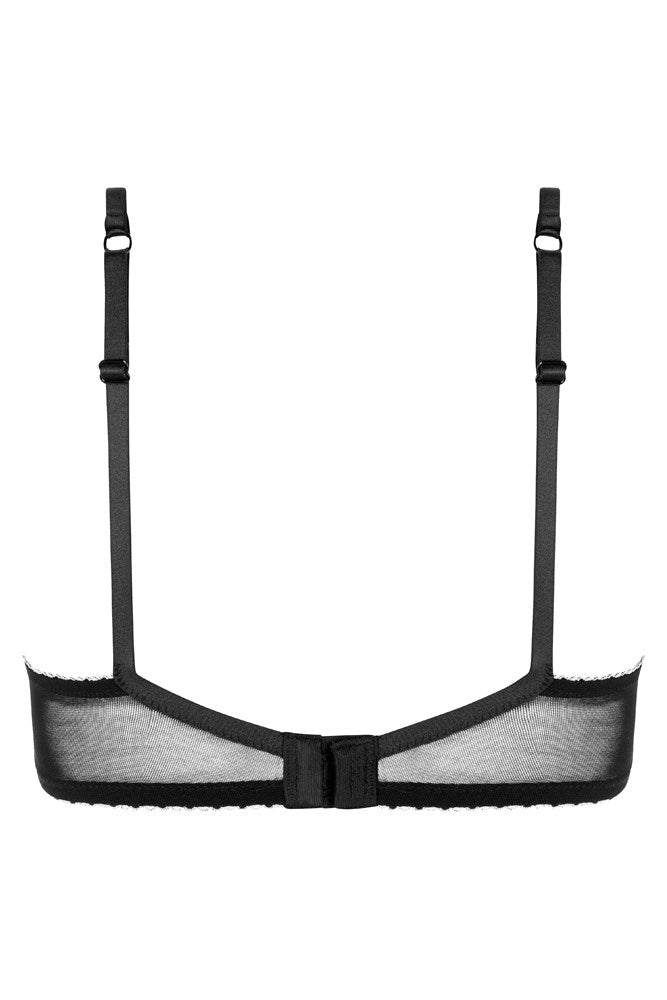 Arielle Non Wired Bra - Black / Off-White #44556
