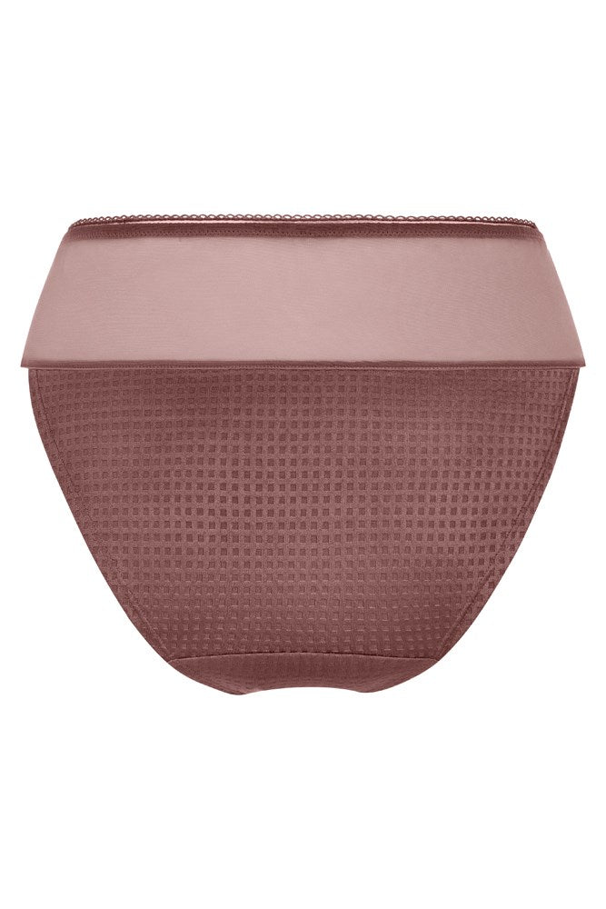 Carrie brief - Rose Taupe / Dark Blue #44555