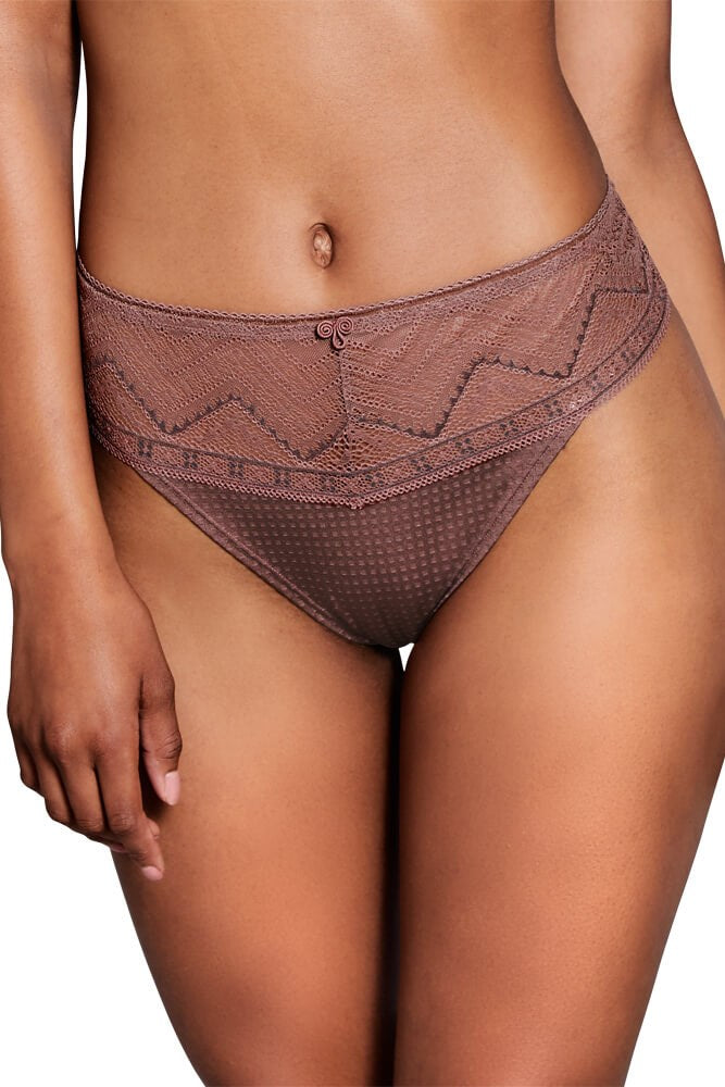 Carrie brief - Rose Taupe / Dark Blue #44555