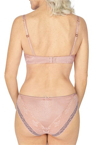 Cherish #44791 Non-wired Bra - Dreamy Pink/Light Grey