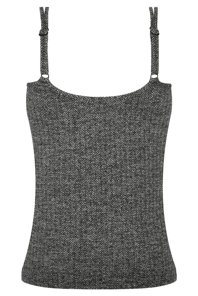 Cozy Top - Black / Grey #44586