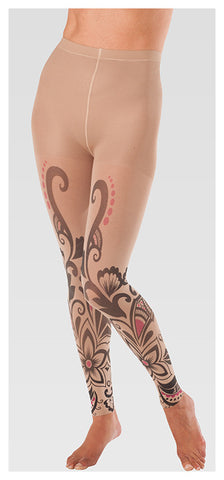 Juzo Signature Collection Soft Leggings Tropical Henna Size II  15-20 mmHg