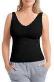 Kitty Seamless Cotton Top - black #44881