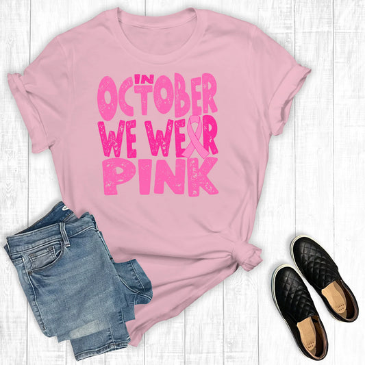 October We Wear Pink