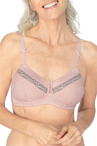 Daydream #44795 Non-wired Padded Bra - Off-White/Floral – The Pink Boutique