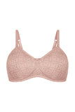 Lola Padded Non-Wired Bra - light taupe / dark taupe #44626