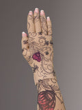 Lymphedivas Mariposa Beige Glove