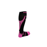 CSX Compression Socks X220-PB 20-30 MMHG, PINK ON BLACK