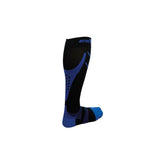 CSX Compression Socks X200-RYB 15-20 MMHG, ROYAL BLUE ON BLACK
