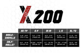 CSX Compression Socks X200-RB 15-20 MMHG, RED ON BLACK