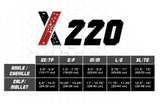 CSX Compression Socks X220-RB 20-30 MMHG / RED ON BLACK
