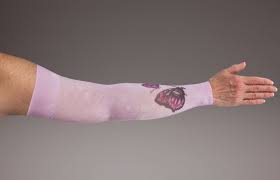 Lymphedivas Mariposa Pink Arm Sleeve